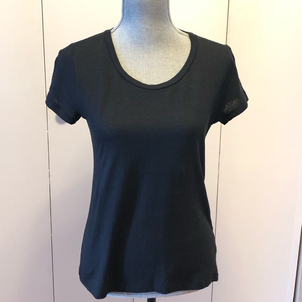 Moon & Meadow Black  linen shirt